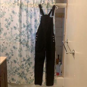 BLACK  OVERALLS